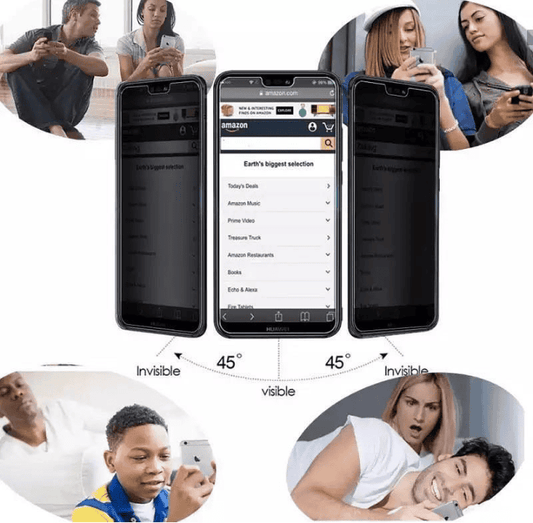 9D Anti Spy Privacy Tampered Glass