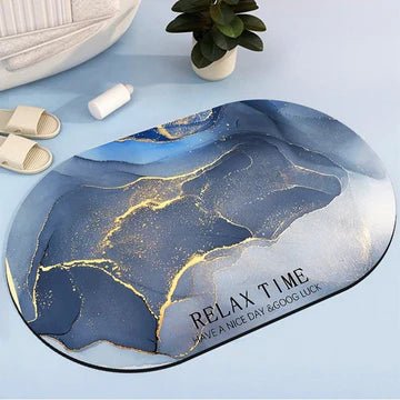 2PC Anti-Slip Bathroom Mat – Fast Drying Water Absorbent Floor Mat