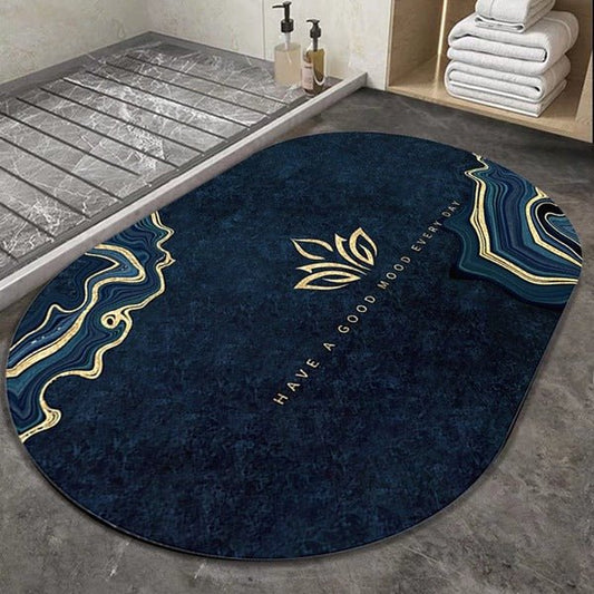2PC Anti-Slip Bathroom Mat – Fast Drying Water Absorbent Floor Mat