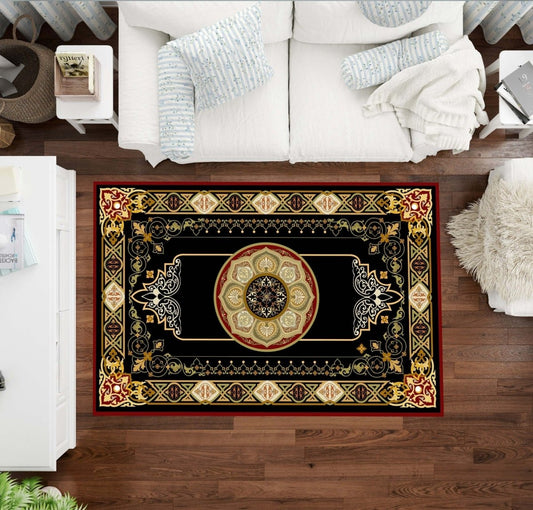 2PC Anti‑Slip Flower Design Bathroom Mat – Fast‑Drying, Water‑Absorbent Floor Mat