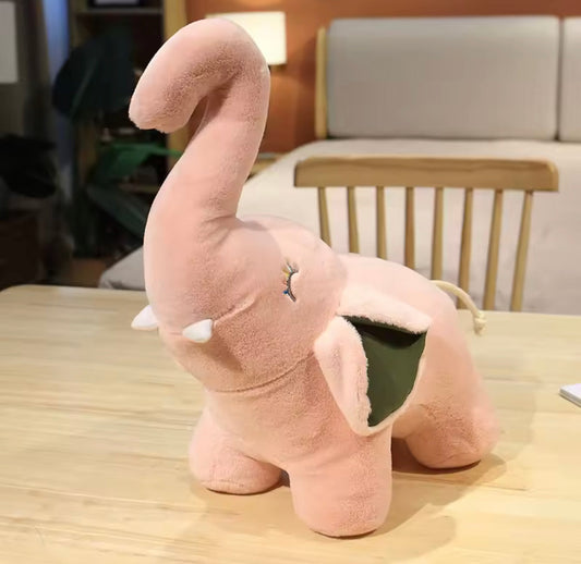 30cm Elephant Plush Toy, Home Decor Happy Elephant Doll For Kids, New Style Elephant Plush Toy