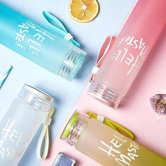 Frosted Style Water Bottle – Portable Leak-Proof Drink Bottle