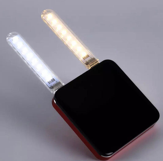 5V Mini USB Strip Night Light, Led Book Lamp Light, USB LED Night Light, Desk Table Reading Lamp, White Warm Night Light