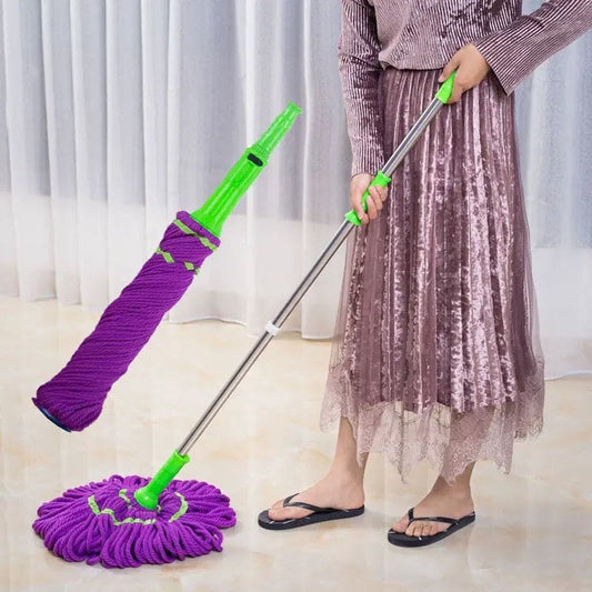 Self Wringing Twist Mop, Microfiber Squeeze Mop, Twisted Swivel Squeeze Mop, Magic Lazy Cleaning Mop, Long Handled Microfiber Floor Mop, Multifunctional Wash Floor Mop, Glass Floors Car Wash Mop