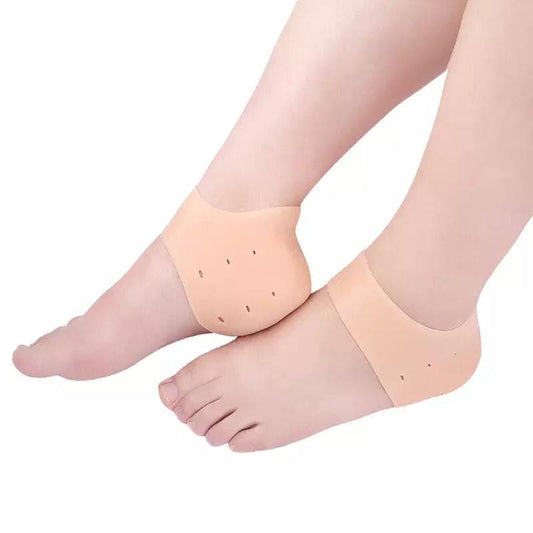 Anti Crack Heel Cover, Heel Protectors for Men & Women, Silicone Gel Cover for Cracked Feets