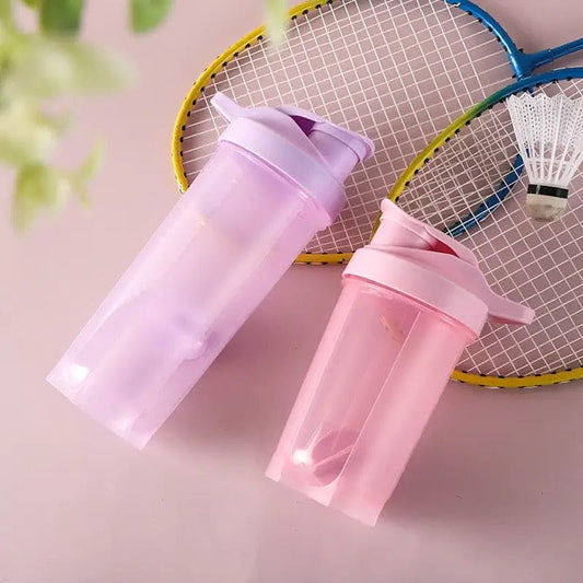 Portable Protein Shaker Bottle, Leak Proof Water Bottle For Gym, Fitness Training Sport Mixing Cup With Scale, Outdoor Shaker Bottle, Portable Drinking Bottle, Blender Shaker Bottle, Herbalife Water Bottle For Drink
