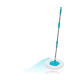 Multipurpose Neez Mop, Spin Cleaning Mop Stick, Self Adhesive Mop and Broom Holder, Extendable Floor Cleaning Mop, Detachable Swivel Squeeze Mop, Long Handled Microfiber Floor Mop
