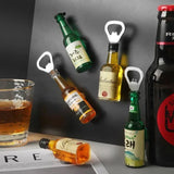 Mini Bottle Opener, Magnetic Fridge Bottle Opener, Mini Home Beverage Bottle Opener, Refrigerator Magnetic Tape Driver, Creative Bottle Opener Wine, Fridge bottle opener Refrigerator Magnets