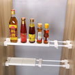 Telescopic Rod Rack, Adjustable Closet Storage Shelve, Wall Mounted Partition Separator Board, Window Sill Retractable Storage Rack, Multipurpose Shelves Cabinet Holder, Retractable Gap Storage Rack