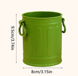 Portable Retro Style Pen Holder, Makeup Brush Holder Organizer, Mini Creative Office Storage Pen Holder, Pencil Bucket Organizer Container