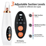 Electric Vacuum Pore Cleaner,  6 In 1 Blackheads Removing Device, Facial Black Spots White Dot Pimple Acne Cleaner, Beauty Extractor Skin Care Tools, Black Point Vacuum Suction Device, USB Rechargeable Bubble Beauty Instrument