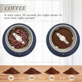 Friendly Kitchen Grinder, Electric Semi Automatic Grinder, 200W Powerful Spice Crusher, Portable Multifunctional Grinder, Stainless Steel Nut Electric Coffee Grinder, Household Powder Grinding Machine
