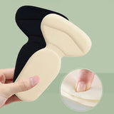 T Shaped Shoe Grip, Pain Relief Shoe Size Reducer, Half Cushion Heel Inserts Shoe Pad, Adjustable Antiwear Feet Shoe Insole, Shoe Insoles Heel Protector Sticker Insole, Shoes Sponge Dispensing Shoe Cushion, Self-Adhesive Protects Heel Shoes