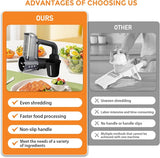 Electric Roller Vegetable Cutter, Vegetable Shredding and Slicing Machine, Veget Graters Shredders Fruit Kitchen Tool, Kitchen Gadgets