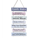 Family Rules Wall Hanging | Wall Décor | Home Décor