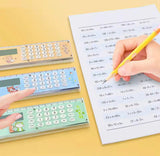 2 In 1 Eight Digits Calculator With Scale, Cute Cartoon Calculator, LCD Display Calculator