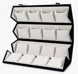 Foldable Earring Organiser Box, Portable Jewellery Display Storage, Large Capacity Necklace And Jewellery Organizer, Elegant Velvet Jewellery Storage Case