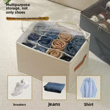 Multifunctional Foldable Clothes Organizer, Dustproof and Washable Storage Box, Foldable Shoe Organizer