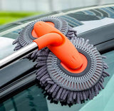 360° Rotation Car Washing Cleaning Brush, Long Handle  Car Wash Mop, Telescopic Microfiber Mop