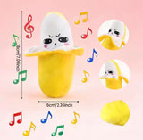 Musical Fruit Sensing Piano Plush Toy, Interactive Musical Sensory Toy, Musical Soft Children Plush Toy, Cute Motion Sensor Fruit Toy