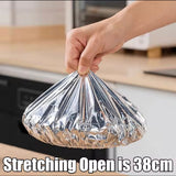 10PCS Reusable Aluminium Foil Covers, Aluminum Foil Insulation Covers, Insulation Aluminium Foil For Food Storage Cover
