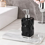 Reusable Plastic Bathroom Soap Dispenser, Press Type Refillable Wash Dispenser Bottle, Leakproof Clear Hand Pump Dispenser, Kitchen Bathroom Countertop Soap Containers