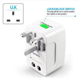 Multifunctional Electric Adapter, All In One Travel Adapter, World Travel Power Adapter