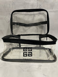 Stylish Transparent Makeup Pouch, Portable Waterproof Transparent Makeup Bag, Large Capacity Zipper Makeup Travel Bag