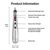 Smart Massager Pen, Acupuncture Pulse Meridian Massage Pen, Trigger Point Massager, Pain Relief Therapy Back Neck Face Beauty Roller, 3 Heads Meridian Pen, Electro Acupuncture Muscle Device