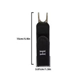 Pack Of 2 Adjustable Metal Hook Elastic Waist Belt, Comfortable Buckle Less Waistband, Unisex Waist Straps