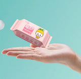 Kawai Wet Tissues, Pack Of 8 Cute Soft Baby Wet Wipes, Disposable Kids Cleaning Wipes