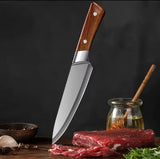 Stainless Steel Kitchen Knife with Protective Cover, Butcher Knife, Steak Cutting Knife, Professional Knife Kitchen Chopping Chef Tool