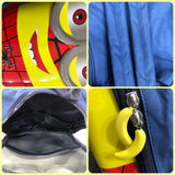 Spider Minions School Bag, Cartoon Hard Shell Bag, Children's Girls Boys Kindergarten School Bags