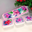 Set Of 4 Magic Fridge Box, Food Storage Container with Lid for Refrigerator, Multipurpose Food Fridge Keeper, Food Storage Box