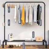 Amazing Iron Coat Rack Clothes Hanger, Floor Stand Drying Rack, Simple Clothes Storage Shelf