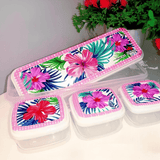 Set Of 4 Magic Fridge Box, Food Storage Container with Lid for Refrigerator, Multipurpose Food Fridge Keeper, Food Storage Box