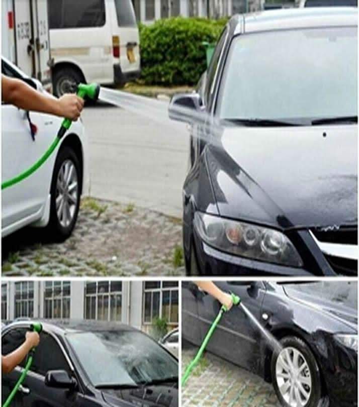 100-Foot Expandable Magic Hose Pipe with Multifunction Spray Nozzle
