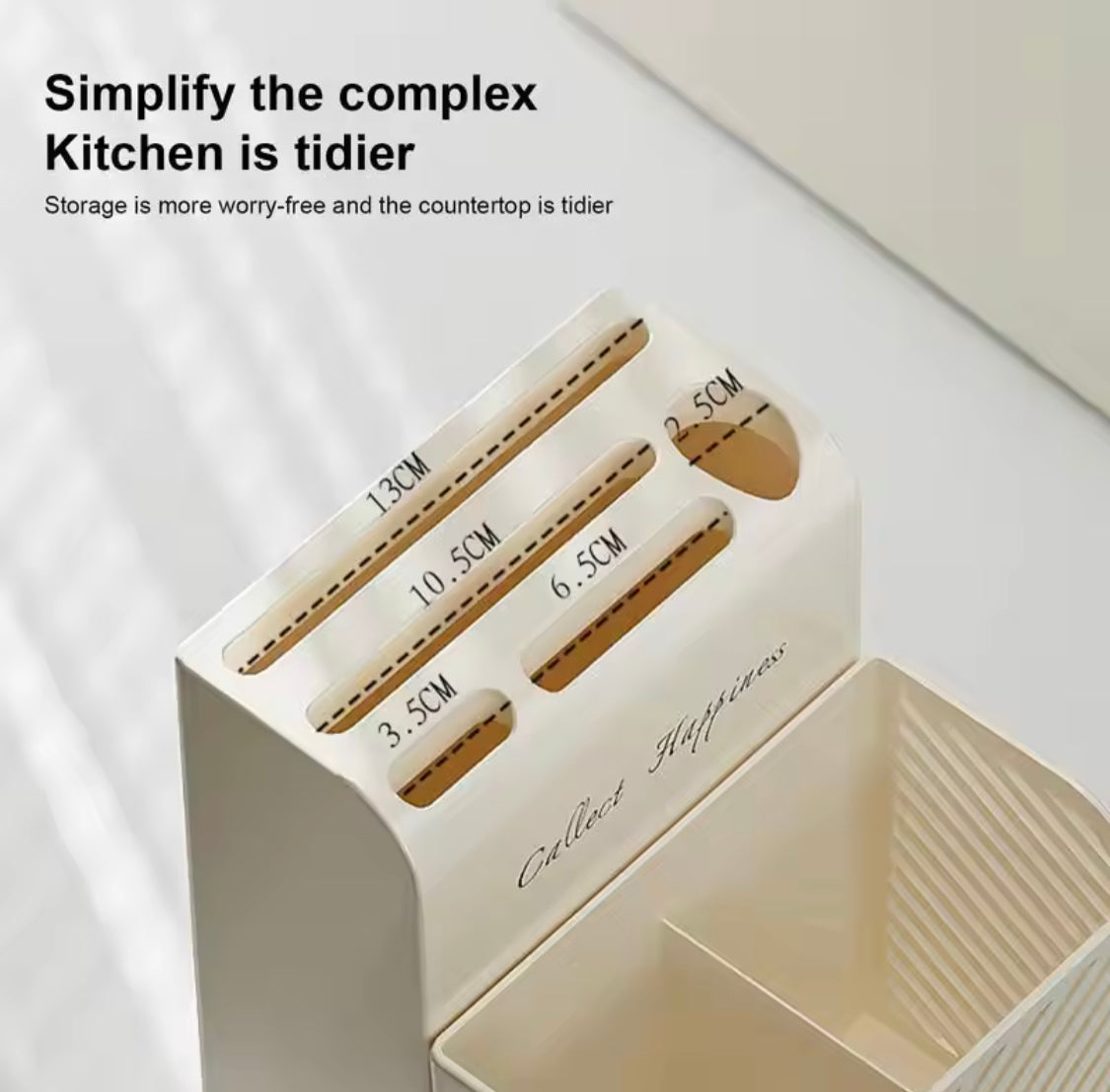 Kitchen Countertop Cutlery Holder, Chopsticks Kitchen Holder, Detachable Cutlery Holder