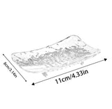 Non Slip Base Soap Tray, Water Draining Soap Holder, Self Emptying Soap Dish
