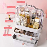 Acrylic Double Door Cosmetic Organizer