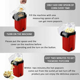 Mini Popcorn Maker – Portable Air Popcorn Machine for Home Snacks