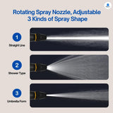 High Pressure Metal Water Spray Nozzle for Garden Hose