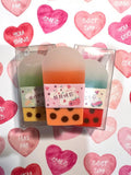 Milk Tea Design Eraser, Colourful Round Shape Eraser, Kids Cute Cartoon Rubber