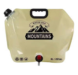 Foldable Water Bag With Faucet, Outdoor Camping Water Storage Pouch, Portable Water Container With Tap