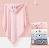 Cartoon Baby Bath Towel, Baby Cartoon Bathrobe, Baby Swaddling Blanket With Quilt