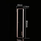 Ultra Thin Rechargeable USB Lighter, Flameless Metal Lighter, Filament Windproof Electronic Cigarette Lighter, USB Chargeable Lighter