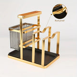 Kitchen Utensil And Pot Lid Organizer, Multi Purpose Kitchen Organizer, Elegant Knife And Lid Holder