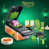 16 in 1 Vegetable Cutter – Multi‑Function Kitchen Chopper with Storage Box