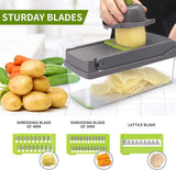 16 in 1 Vegetable Cutter – Multi‑Function Kitchen Chopper with Storage Box