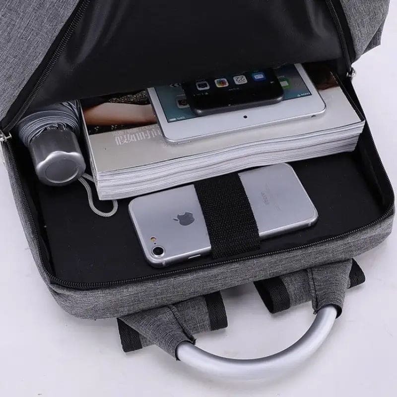 Leisure Computer Backpack, USB Interface Backpack, Rechargeable Waterproof Backpack, Large Capacity Student Bookbag, Laptop Backpack with USB Charging Port, Briefcase Computer Backpack